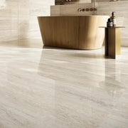 Invictus Ivory Vein Cut 4 Inch Hexagon Matte Porcelain Mosaic