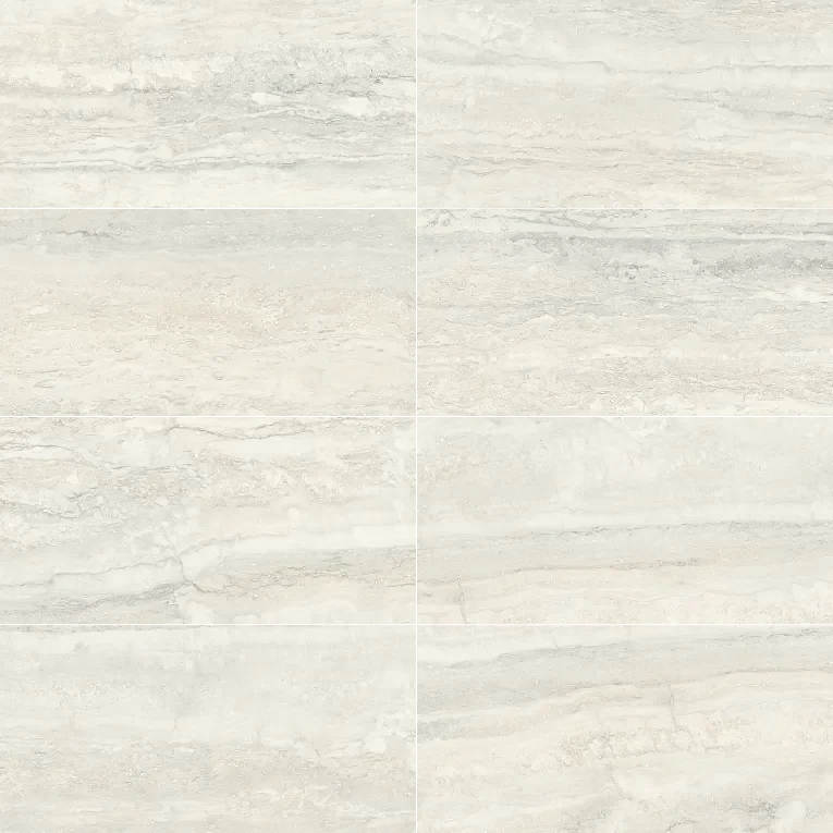 Invictus Ivory Vein Cut 3x12 Surface Bullnose Polished Porcelain Trim ...