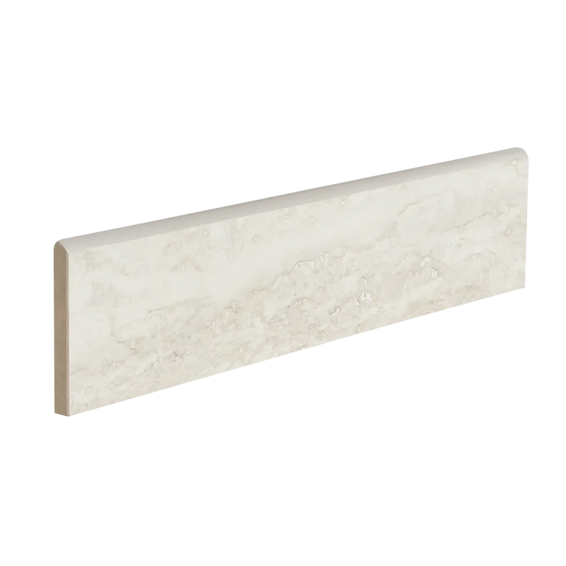 Invictus Ivory Vein Cut 3x12 Surface Bullnose Polished Porcelain Trim