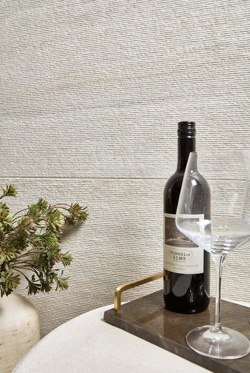 Invictus Ivory 24x48 Polished Vein Cut Porcelain Tile