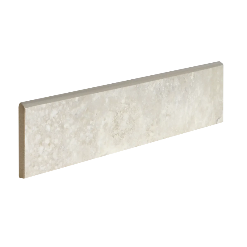 Invictus Pearl Cross Cut 3x12 Surface Bullnose Polished Porcelain Trim