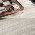 Invictus Pearl Vein Cut Chevron Mesh Porcelain Mosaic