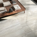 Invictus Pearl Vein Cut Chevron Mesh Polished Porcelain Mosaic