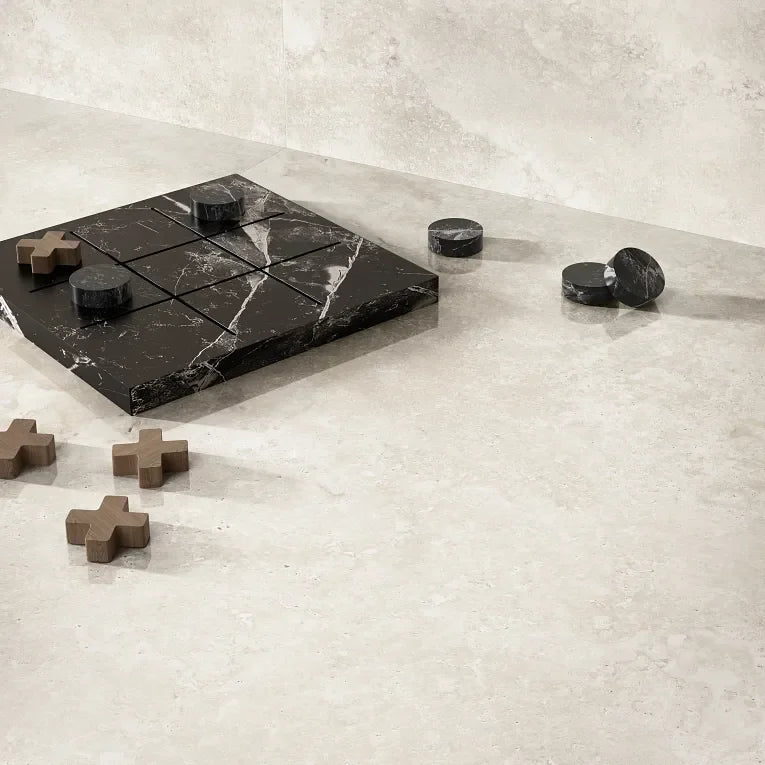 Invictus White Cross Cut 24x48 Polished Porcelain Tile