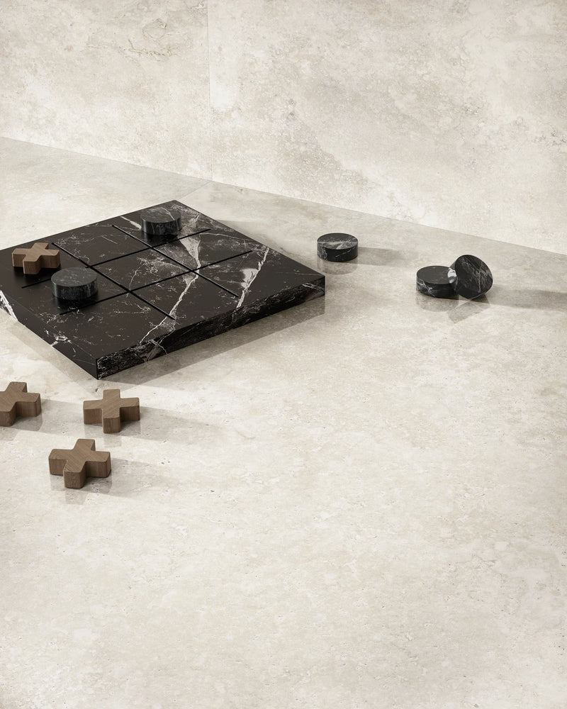 Invictus White Cross Cut 24x48 Polished Porcelain Tile