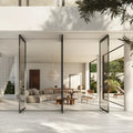 Invictus White Vein Cut M Chevron Mesh Porcelain Mosaic