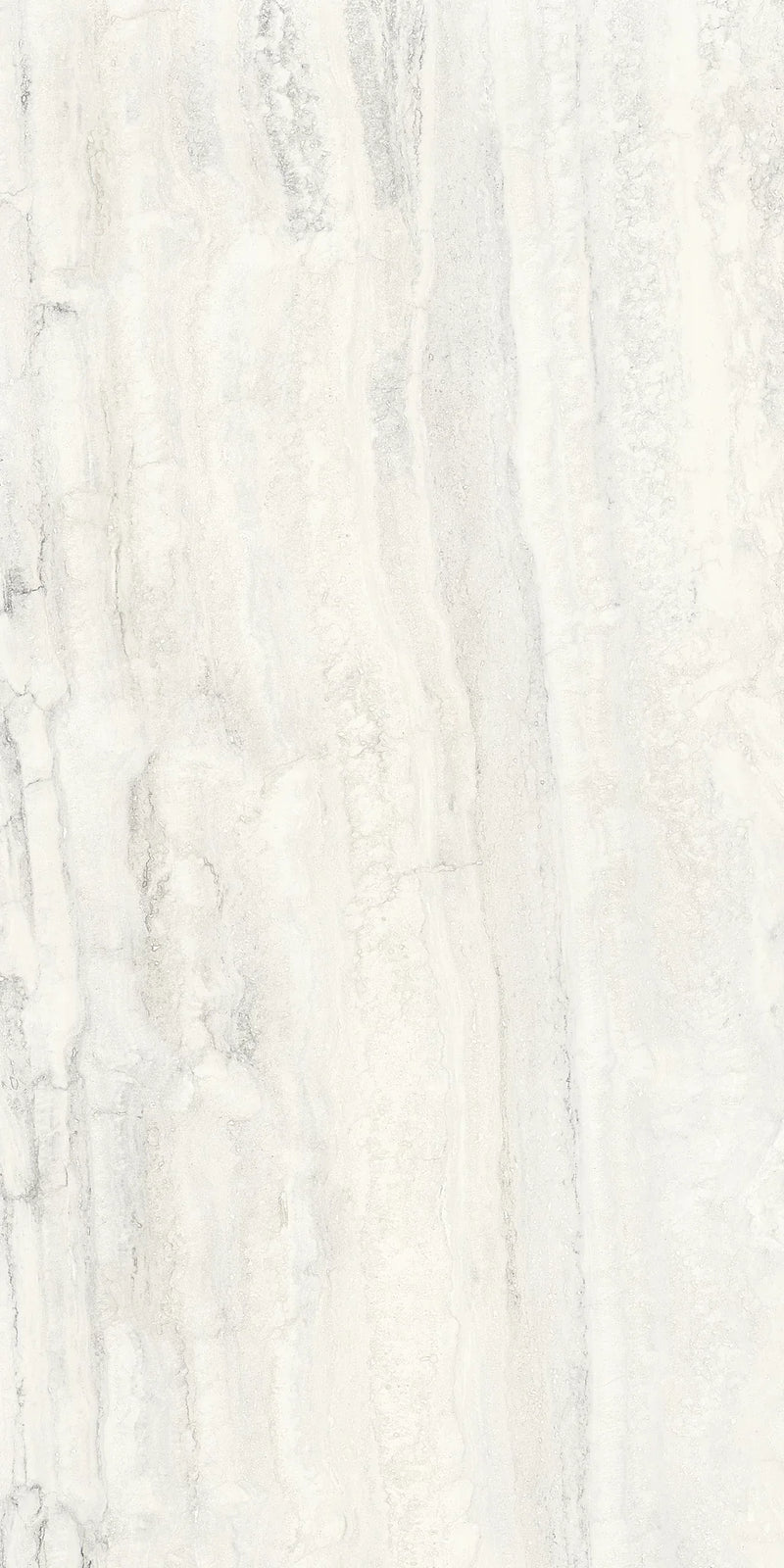 Invictus White Vein Cut 3x12 Surface Bullnose Polished Porcelain Trim