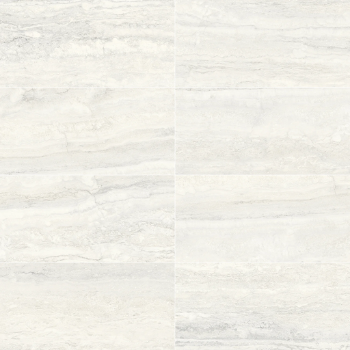 Invictus White Vein Cut 3x12 Surface Bullnose Polished Porcelain Trim