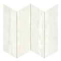 Invictus White Vein Cut 3x12 Surface Bullnose Matte Porcelain Trim
