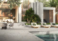 Invictus White Vein Cut 4 Inch Hexagon Polished Porcelain Mosaic
