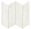 Invictus White Vein Cut 4 Inch Hexagon Polished Porcelain Mosaic