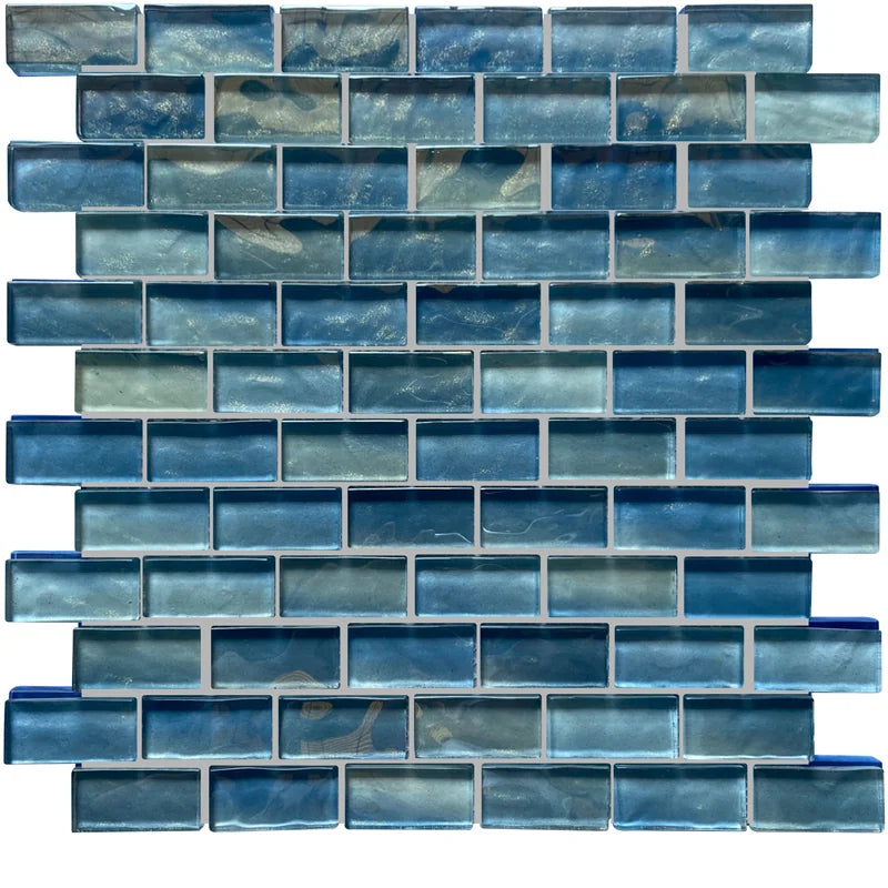 Islands Santorini 1x2 Glass Mosaic Tile