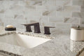 Ivory Amber Beveled Subway 2x6 Glossy Glass Tile