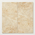 Ivory Beige Travertine Tile 12x24 Filled, Honed close-up