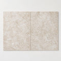 Ivory Beige Travertine Tile 16x24 Unfilled, Honed close-up