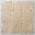 Ivory Cordoba Cream Travertine Filled, Honed & Straight Edge 12 x 12 x 3/8 Cross Cut Tile 12x12 close-up