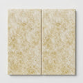Ivory Cordoba Cream Travertine Tumbled 12 x 24 x 1.25 Double Bullnose Coping 12x24 close-up