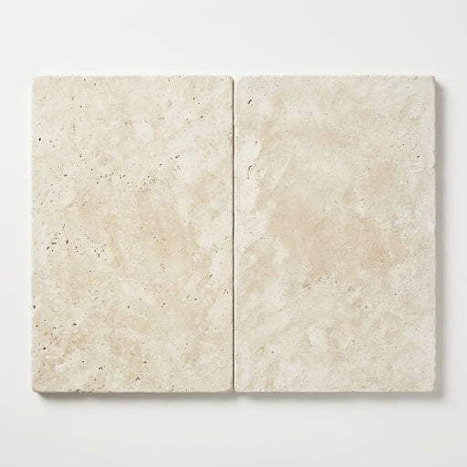 Ivory Cordoba Cream Travertine Tumbled 16 x 24 x 1.25 Paver 16x24 close-up