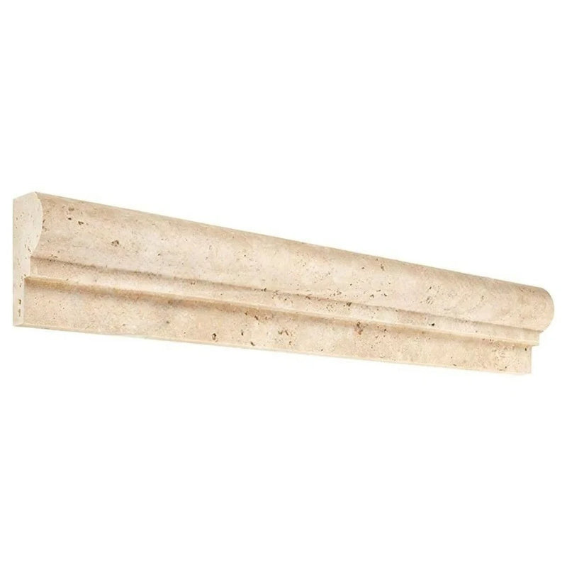 Ivory Cordoba Cream Travertine Honed 2 x 12 Single Step Tile