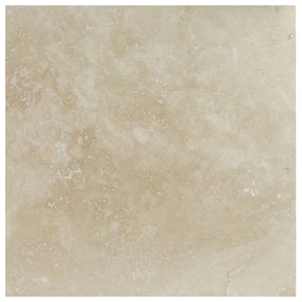 Cross Cut Ivory (Navona) 12x12 Honed Filled Travertine Tile