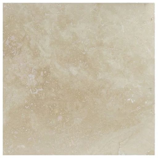 Cross Cut Ivory (Navona) 12x12 Honed Filled Travertine Tile