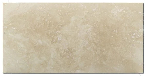 Cross Cut Travertine Ivory 12x24 Honed Filled Tile