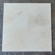 Ivory 24x24 Cross Cut Travertine Honed Filled Tile