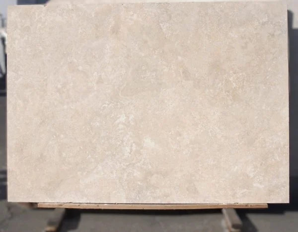 Ivory Cross Cut Honed Filled Travertine Slab