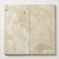 Ivory Travertine Tile 12x24 Tumbled close-up