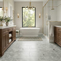 Jade 12x24 Honed Stone Marble & Dolomite Tile — Primary Bath floor