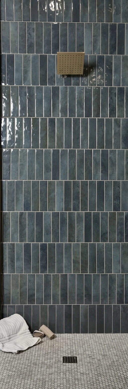 Jade Honed 3/4 Inch Penny Round Marble Mosaic