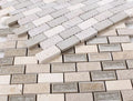 Jewel Swiss 11.75x11.75 Brick Glass,Limestone Mosaic