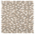 Jewel Swiss 11.75x11.75 Brick Glass,Limestone Mosaic