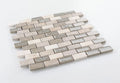 Jewel Swiss 11.75x11.75 Brick Glass,Limestone Mosaic