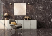 Jewels Maurice Black 24x48 Polished Porcelain Tile