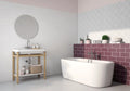 Joy Burgundy 4x10 Ceramic Wall Tile