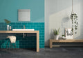 Joy Peacock Green 4x10 Ceramic Wall Tile