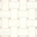 Jumbo Basketweave Dolomite with White Sand Honed 11.25x11.25 Marble Mosaic Tile
