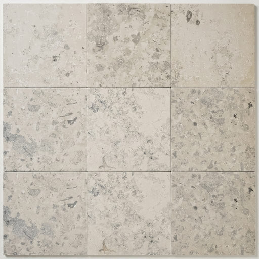 Jura Gray Honed 12x12 Limestone Tile close-up