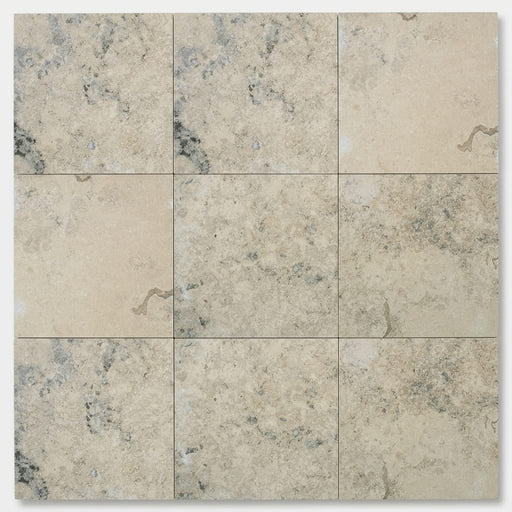 Jurastone Grey Limestone Tile 12x12 Honed 3/8 inch close-up