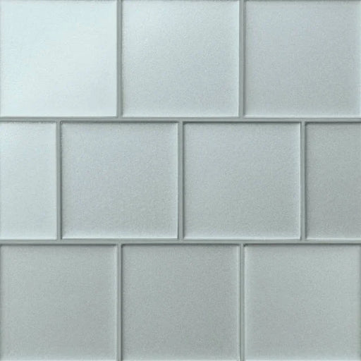 Kaikos Matte Blue 4x4 Glass Field Tile