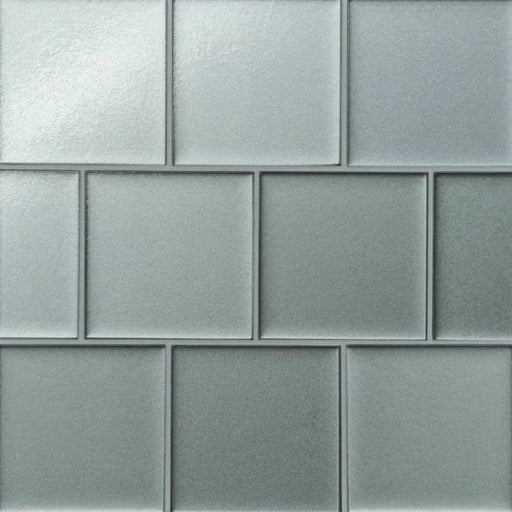 Kaikos Matte Light Green 4x4 Glass Field Tile