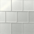 Kaikos Pearl 4x4 Field Matte Glass Tile