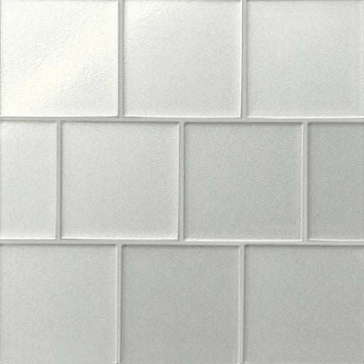 Kaikos Pearl 4x4 Field Matte Glass Tile