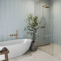 Kaikos Pearl & Oriental White 10x9.5 1-3/4 Triangle Glass/Stone Mosaic