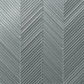 Kaikos Skinny Chevron Light Green 11.25x11.25 Matte Glass Mosaic Tile
