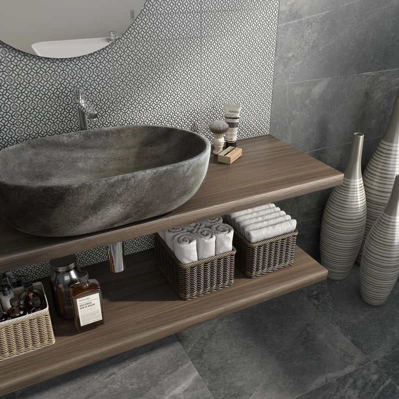Karakter 11.8x35.4 Matte Porcelain Tile