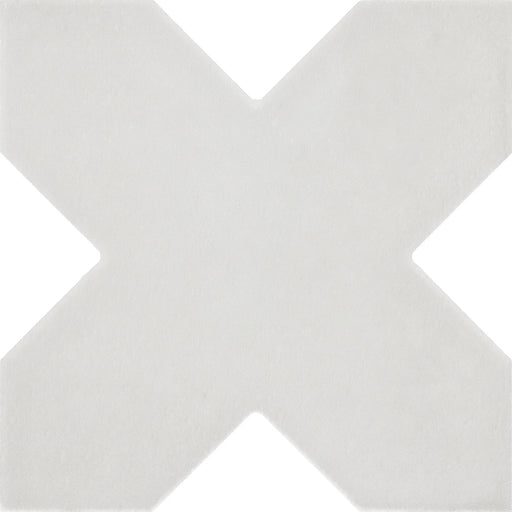 Kasbah Cross Smoke 5x5 Matte Ceramic Tile