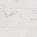 Kaya Calacatta Lucca 3x3 Matte Porcelain Marble Look Mosaic Tile