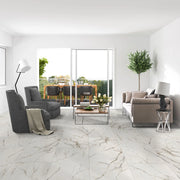Kaya Calacatta Lucca 12x24 Polished Porcelain Tile